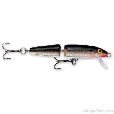 Rapala Jointed Lure Size 09, 3 1/2 Length, 5'-7' Depth, 2 Number 5 Treble Hooks, Silver, Per 1 564212120
